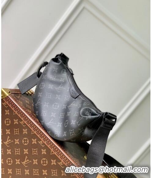 Famous Brand Louis Vuitton Hamac Bag PM in Black Monogram Eclipse Canvas M47158 2024