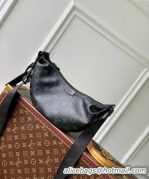 Famous Brand Louis Vuitton Hamac Bag PM in Black Monogram Eclipse Canvas M47158 2024