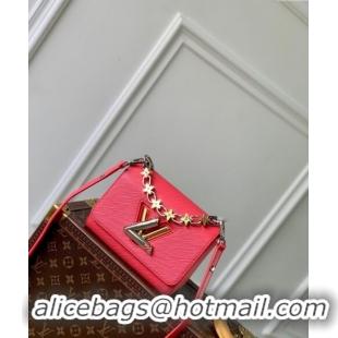 Top Grade Louis Vuitton Twist PM Bag in Epi Leather with Monogram Flower M24042 Pink Sky 2024