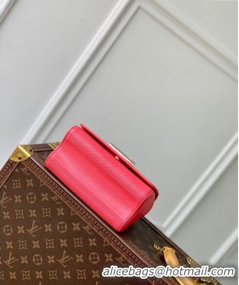 Top Grade Louis Vuitton Twist PM Bag in Epi Leather with Monogram Flower M24042 Pink Sky 2024