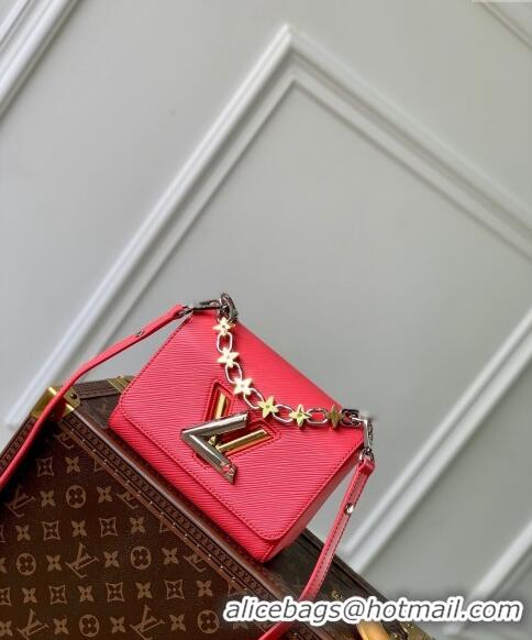 Top Grade Louis Vuitton Twist PM Bag in Epi Leather with Monogram Flower M24042 Pink Sky 2024