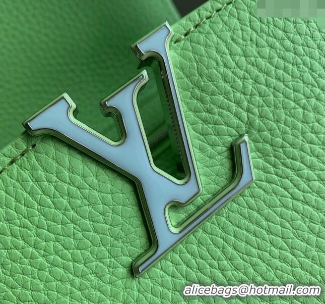 Trendy Design Louis Vuitton Capucines BB Bag in Taurillon Leather M25211 Spring Green 2024