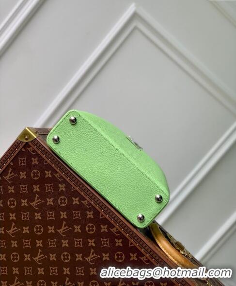 Trendy Design Louis Vuitton Capucines BB Bag in Taurillon Leather M25211 Spring Green 2024