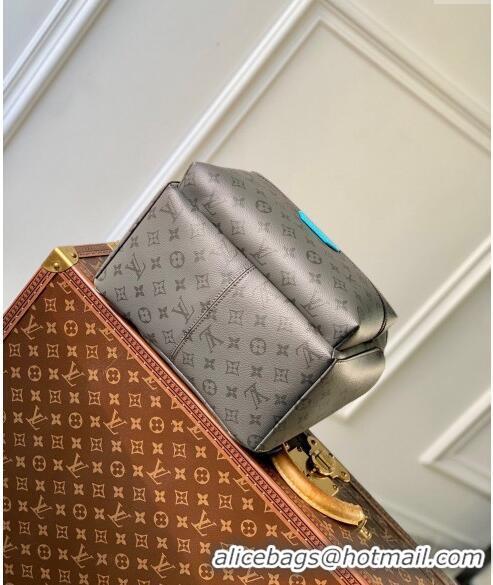 Inexpensive Louis Vuitton Discovery Backpack PM bag in Monogram Eclipse Reverse Canvas M11641 Turquoise Blue/Grey 2024