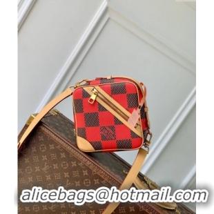 Buy Discount Louis Vuitton Men's Chess Messenger Crossbody bag in Damier Pop Canvas N40561 Red 2024