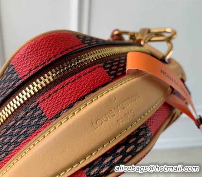 Buy Discount Louis Vuitton Men's Chess Messenger Crossbody bag in Damier Pop Canvas N40561 Red 2024