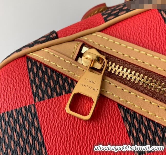 Buy Discount Louis Vuitton Men's Chess Messenger Crossbody bag in Damier Pop Canvas N40561 Red 2024