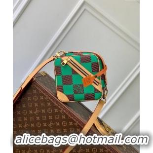 New Style Louis Vuitton Men's Chess Messenger Crossbody bag in Damier Pop Canvas N40563 Green 2024