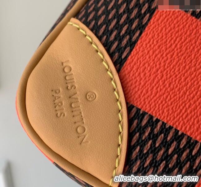 Good Quality Louis Vuitton Men's Chess Messenger Crossbody bag in Damier Pop Canvas N40548 Orange 2024