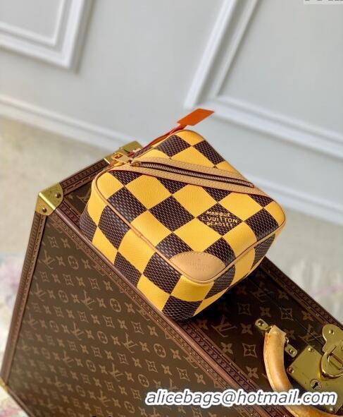 Promotional Louis Vuitton Men's Chess Messenger Crossbody bag in Damier Pop Canvas N40562 Yellow 2024