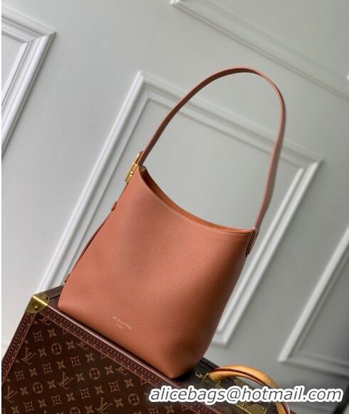 Super Quality Louis Vuitton Low Key Hobo PM bag in Calfskin M25354 Brown 2024