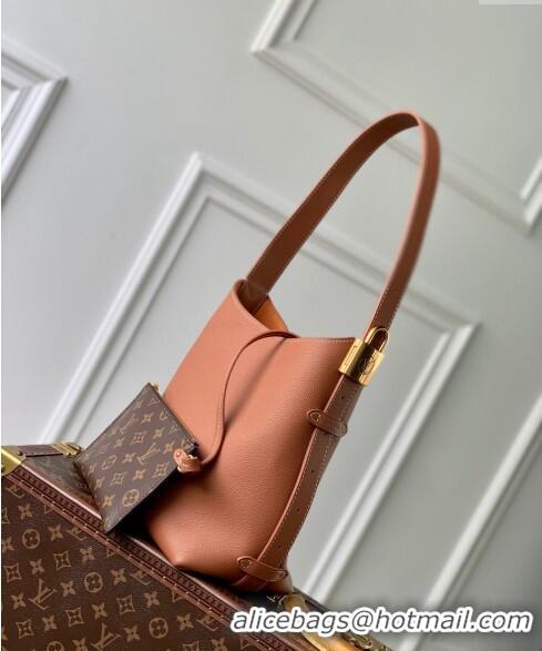 Super Quality Louis Vuitton Low Key Hobo PM bag in Calfskin M25354 Brown 2024