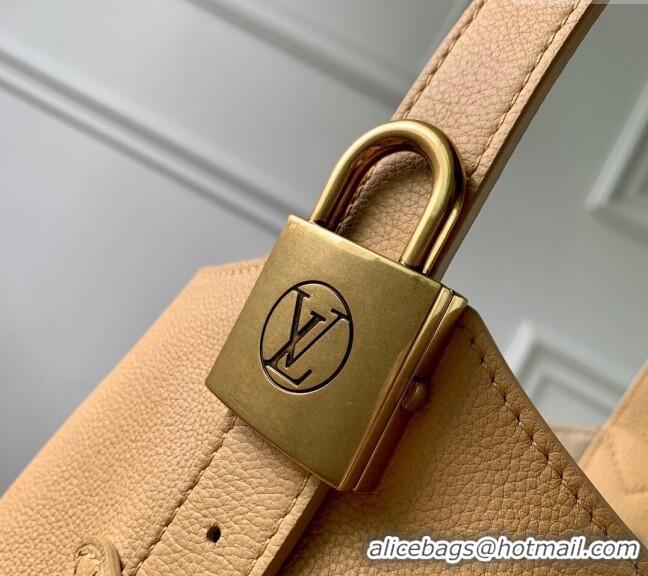 Luxurious Louis Vuitton Low Key Hobo PM bag in Calfskin M25353 Yellow 2024