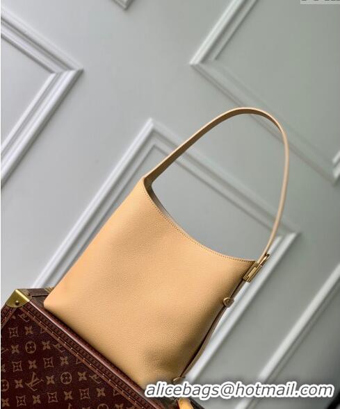 Luxurious Louis Vuitton Low Key Hobo PM bag in Calfskin M25353 Yellow 2024