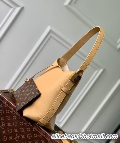 Luxurious Louis Vuitton Low Key Hobo PM bag in Calfskin M25353 Yellow 2024