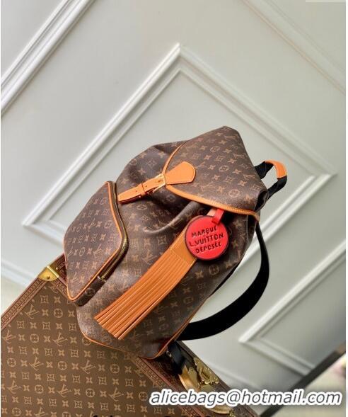 Unique Grade Louis Vuitton Montsouris Backpack Bag in Monogram Dust Canvas M11540 2024