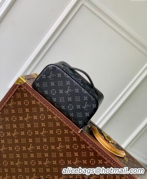 Buy Fashionable Louis Vuitton Toiletry Bag in Monogram Eclipse Canvas M11508 Black 2024