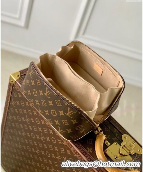 Super Quality Louis Vuitton Toiletry Bag in Monogram Canvas M11750 Brown 2024