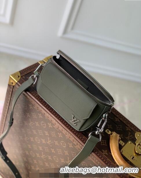 Shop Discount Louis Vuitton Pilot Wearable Wallet in Cowhide Leather M83560 Green 2024