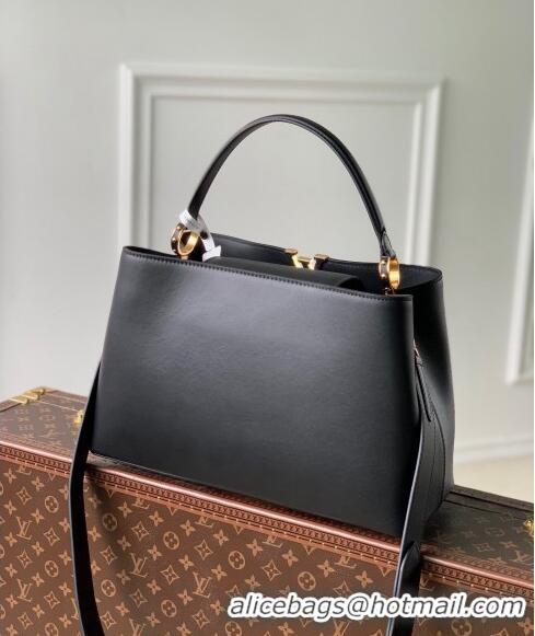 Unique Grade Louis Vuitton Capucines GM Souple Handbag M24607 Black 2024