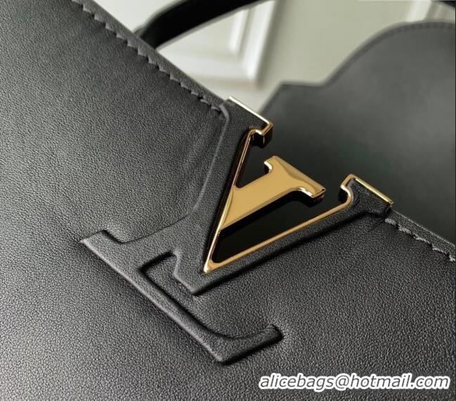 Unique Grade Louis Vuitton Capucines GM Souple Handbag M24607 Black 2024