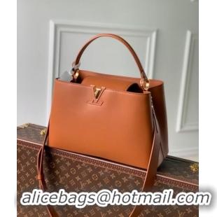 Top Grade Louis Vuitton Capucines GM Souple Handbag M24620 Brown 2024