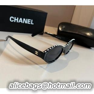 Top Grade Chanel Sunglasses with Pearls CH0727 2024