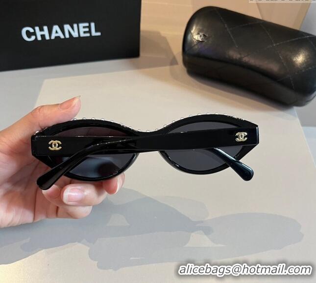 Top Grade Chanel Sunglasses with Pearls CH0727 2024