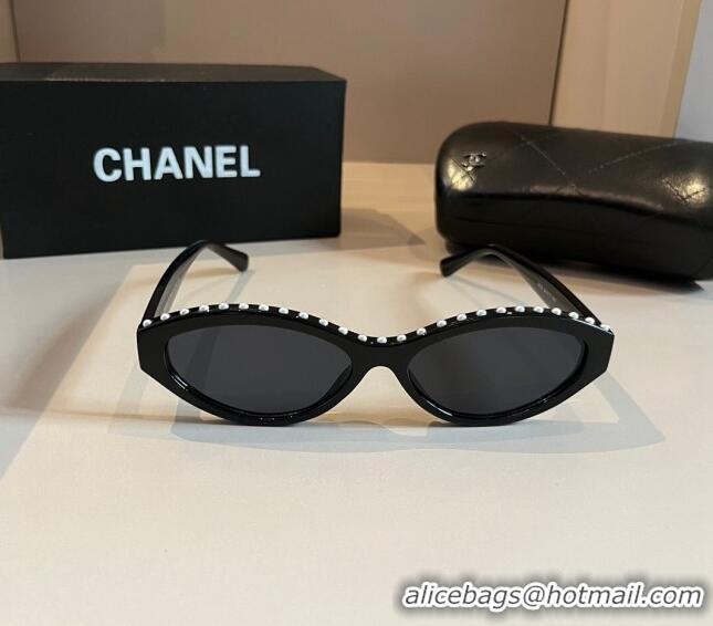 Top Grade Chanel Sunglasses with Pearls CH0727 2024