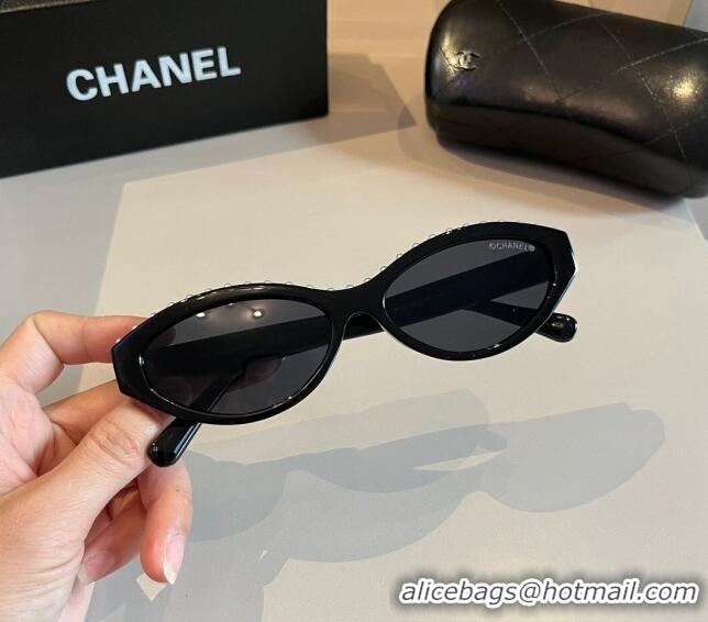 Top Grade Chanel Sunglasses with Pearls CH0727 2024