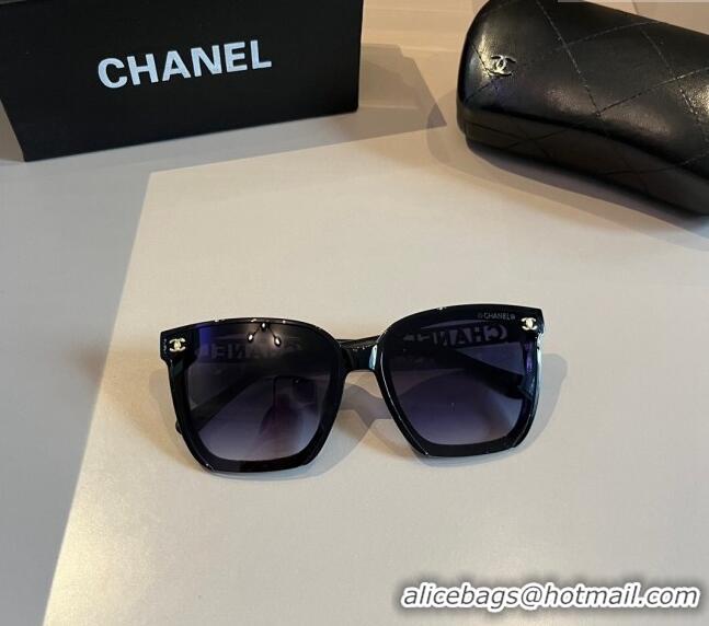 Pretty Style Chanel Sunglasses CH0727 Black/Purple 2024