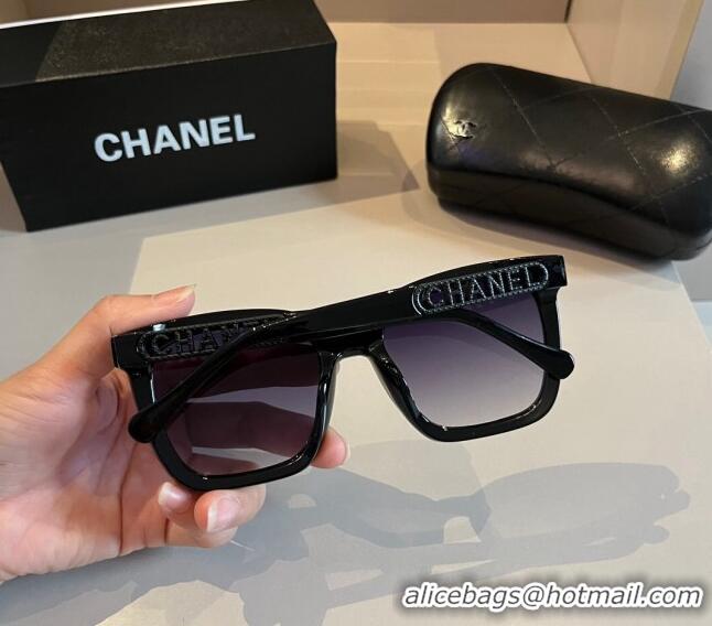 Pretty Style Chanel Sunglasses CH0727 Black/Purple 2024