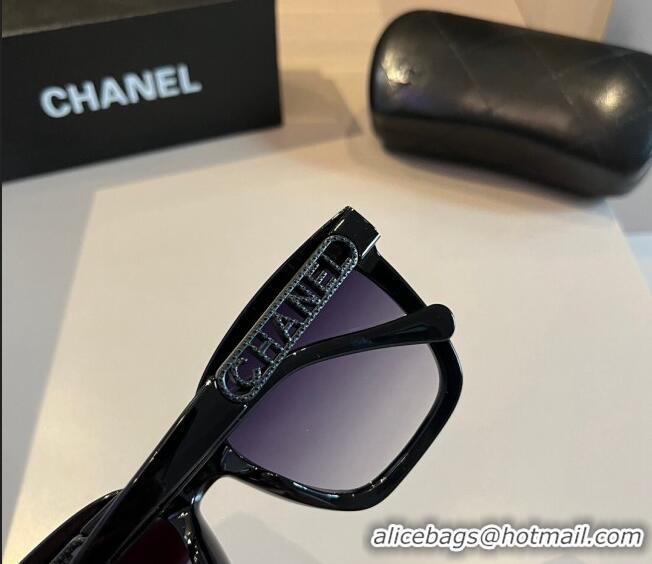 Pretty Style Chanel Sunglasses CH0727 Black/Purple 2024