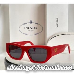 Well Crafted Prada Sunglasses SPR01S Red 2024