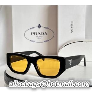 Traditional Specials Prada Sunglasses SPR01S Black/yellow 2024