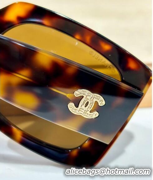 Reasonable Price Chanel Sunglasses CH5435 Brown 2024