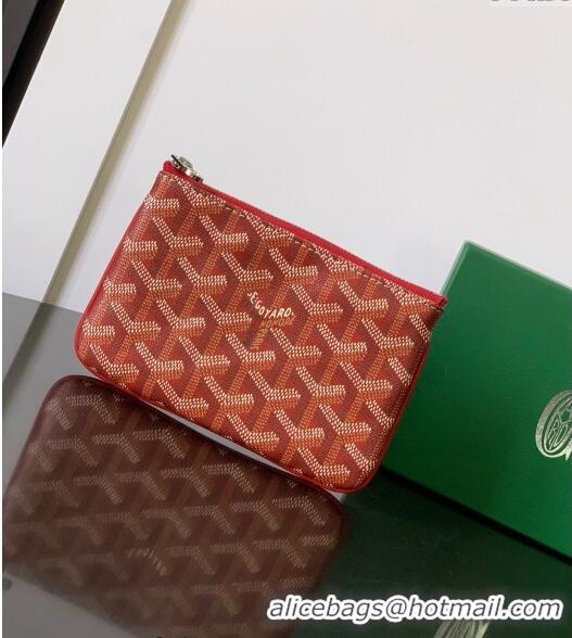 Buy Inexpensive Goyard Senat Mini Pouch 1061XS Red 2024