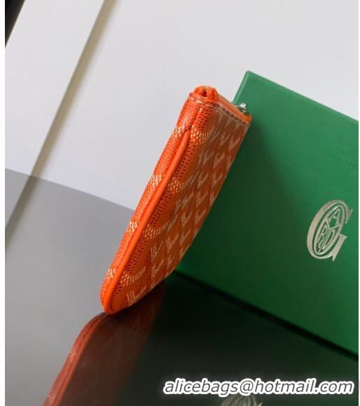 Super Quality Goyard Senat Mini Pouch 1061XS Orange 2024