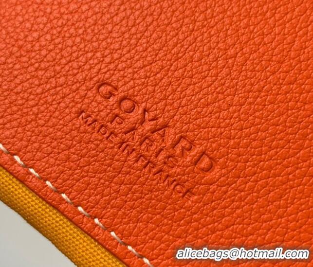 Super Quality Goyard Senat Mini Pouch 1061XS Orange 2024