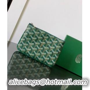 Most Popular Goyard Senat Mini Pouch 1061XS Green 2024