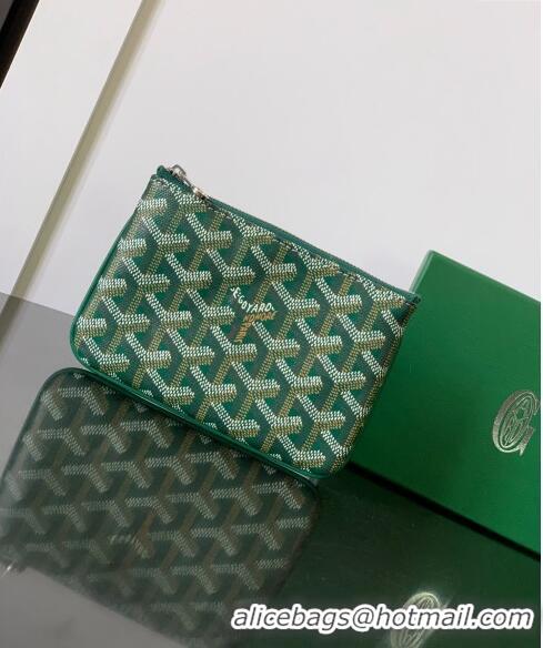 Most Popular Goyard Senat Mini Pouch 1061XS Green 2024