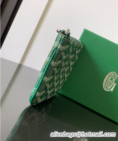 Most Popular Goyard Senat Mini Pouch 1061XS Green 2024