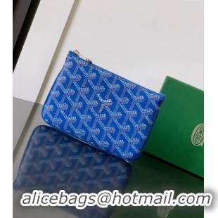 Buy Inexpensive Goyard Senat Mini Pouch 1061XS Sky Blue 2024