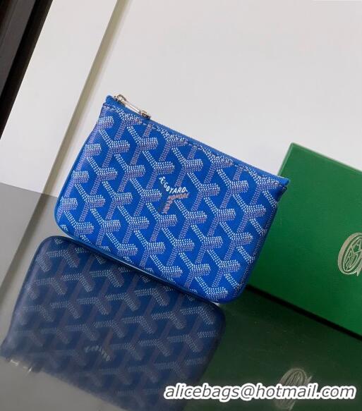 Buy Inexpensive Goyard Senat Mini Pouch 1061XS Sky Blue 2024