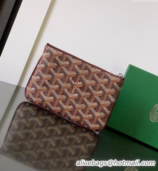 Well Crafted Goyard Senat Mini Pouch 1061XS Burgundy 2024