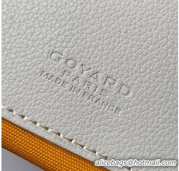 Good Looking Goyard Senat Mini Pouch 1061XS White 2024