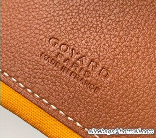 Famous Brand Goyard Senat Mini Pouch 1061XS Black And Tan 2024