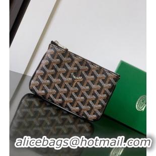 Good Taste Goyard Senat Mini Pouch 1061XS Black 2024