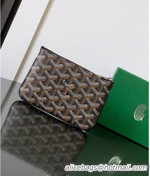 Good Taste Goyard Senat Mini Pouch 1061XS Black 2024