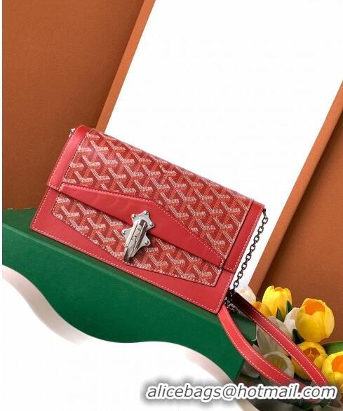 Promotional Goyard Duchess Marie-Caroline Chain Bag 8216 Red 2024